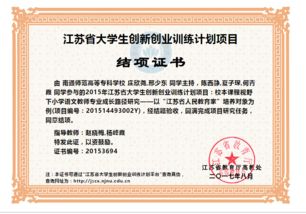 創(chuàng  )業(yè)創(chuàng  )新項目結項書(shū)
