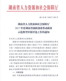 湖南省,帶動(dòng),申報,就業(yè)
