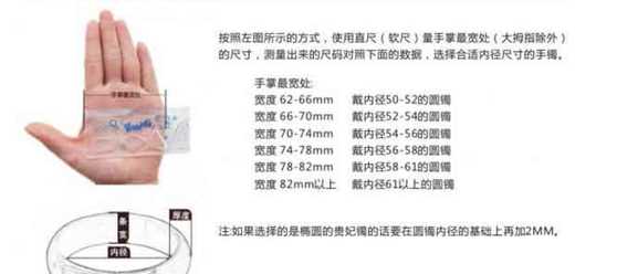 金鐲子手圍怎么量,買手鐲怎么測(cè)量手的大小圖5