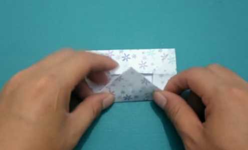 信封的折法,信封怎么折 手工折紙視頻圖2