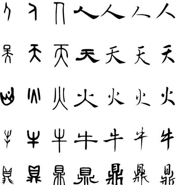 漢字演變過程七個(gè)階段圖片,漢字演變過程七個(gè)階段時(shí)間圖2