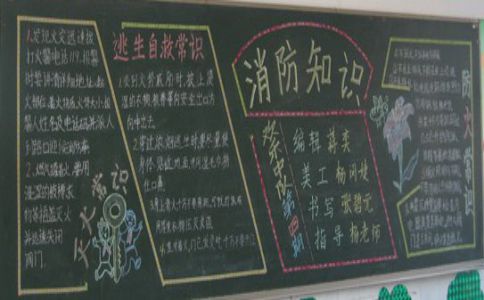 防火知識安全教育黑板報內容