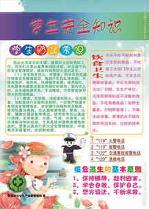 宿舍安全知識宣傳單