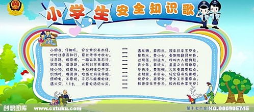 小學(xué)生安全知識畫(huà)