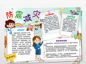 防震知識安全教育手抄報大全