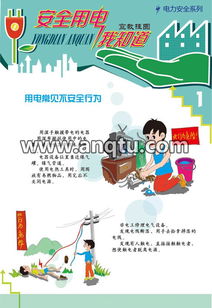 安全知識我知道招貼畫