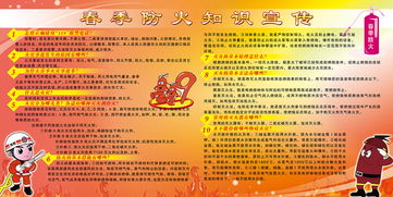 春季防火安全知識宣傳內容