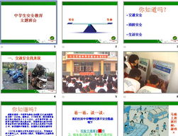 高中生安全知識課件免費