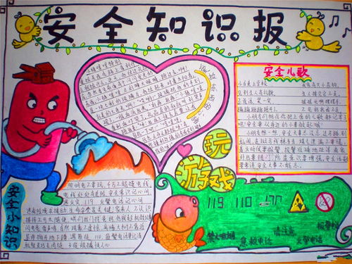 手抄報生活中的安全知識