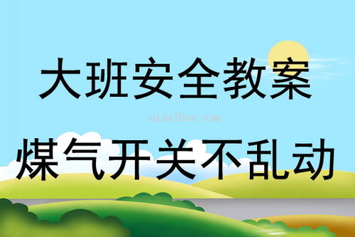 幼兒消防安全的知識(shí)演練教案