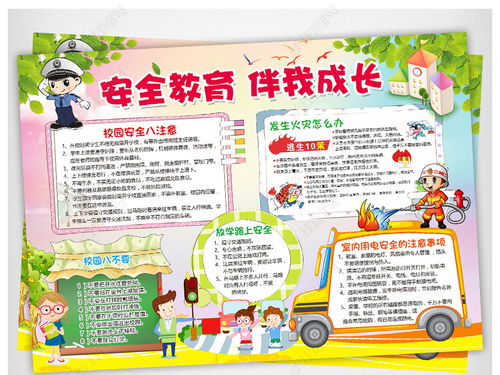 安全知識與文明手抄報內(nèi)容