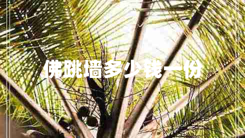 佛跳墻多少錢(qián)一份