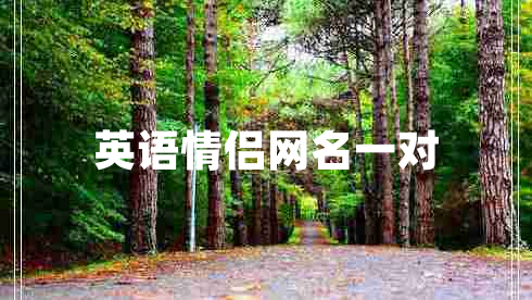 英語(yǔ)情侶網(wǎng)名一對
