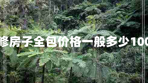 裝修房子全包價(jià)格一般多少100平