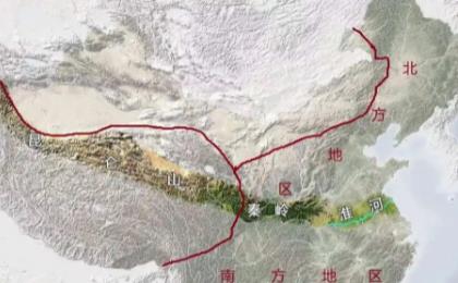秦嶺淮河一線(xiàn)是什么的分界線(xiàn)