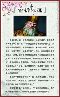 百折不撓,典故