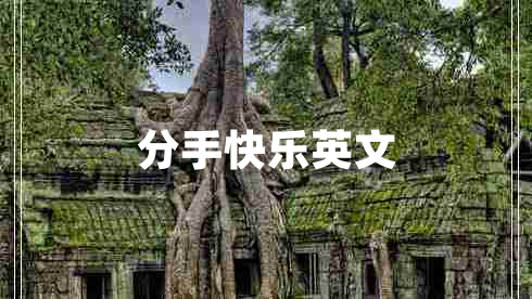 分手快樂(lè )英文