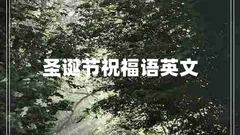 圣誕節祝福語(yǔ)英文
