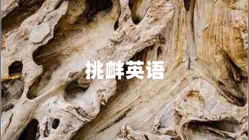挑釁英語(yǔ)