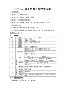 工程資料策劃方案