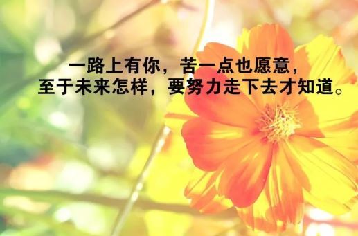 正能量早上句子