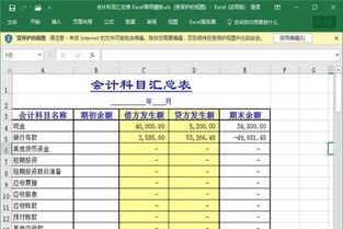 明細,會(huì )計科目