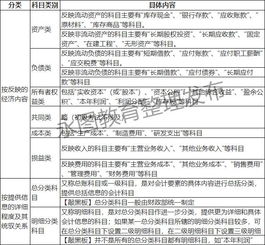 核算,會(huì )計科目,項目
