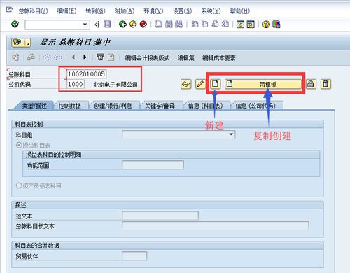 sap復制會(huì )計科目事物