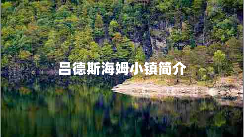 呂德斯海姆小鎮簡(jiǎn)介