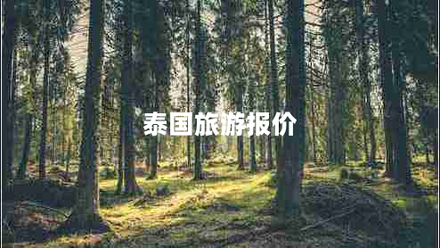 泰國旅游報價(jià)