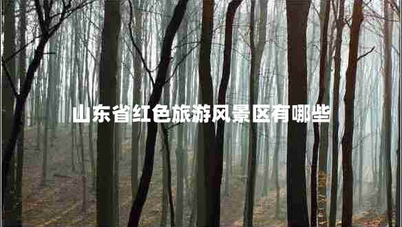 山東省紅色旅游風(fēng)景區有哪些
