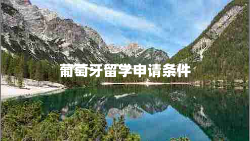 葡萄牙留學(xué)申請條件