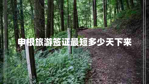 申根旅游簽證最短多少天下來(lái)