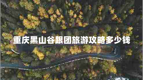 重慶黑山谷跟團旅游攻略多少錢(qián)