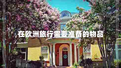 在歐洲旅行需要準備的物品