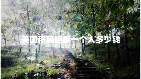 美國移民擔保一個(gè)人多少錢(qián)