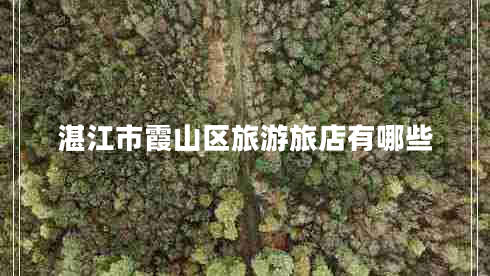 湛江市霞山區旅游旅店有哪些