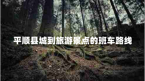 平順縣城到旅游景點(diǎn)的班車(chē)路線(xiàn)