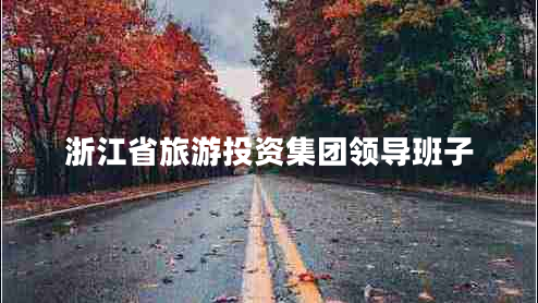 浙江省旅游投資集團領(lǐng)導班子