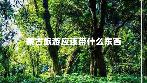蒙古旅游應該帶什么東西