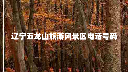 遼寧五龍山旅游風(fēng)景區電話(huà)號碼