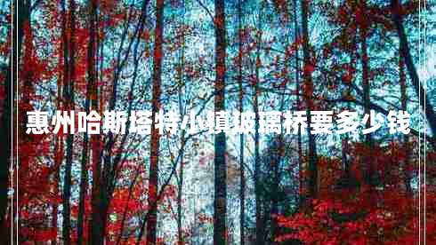 惠州哈斯塔特小鎮玻璃橋要多少錢(qián)