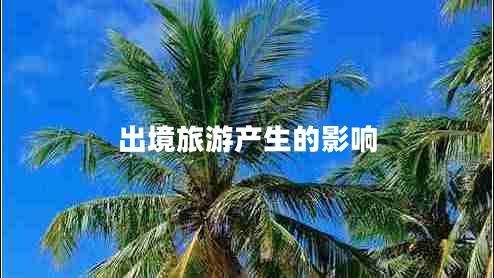 出境旅游產(chǎn)生的影響