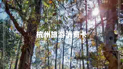 杭州旅游消費卡