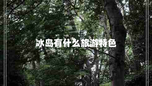 冰島有什么旅游特色