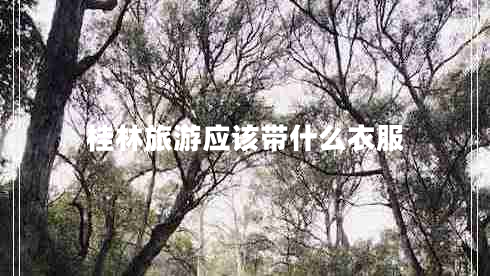 桂林旅游應該帶什么衣服