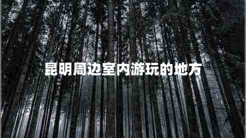 昆明周邊室內游玩的地方