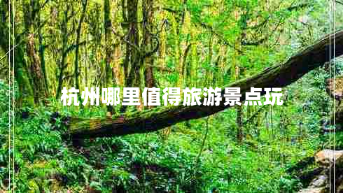 杭州哪里值得旅游景點(diǎn)玩