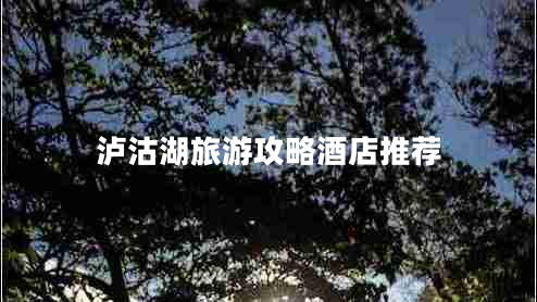 瀘沽湖旅游攻略酒店推薦