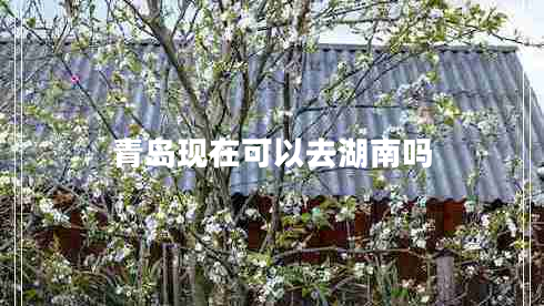 青島現在可以去湖南嗎
